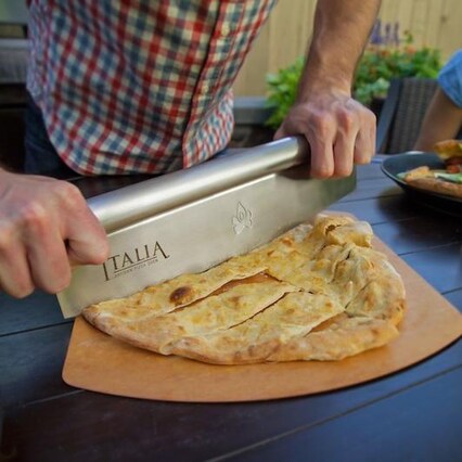 Camp Chef Italia 14-Inch Stainless Steel Rocking Pizza Cutter - Mycitystee