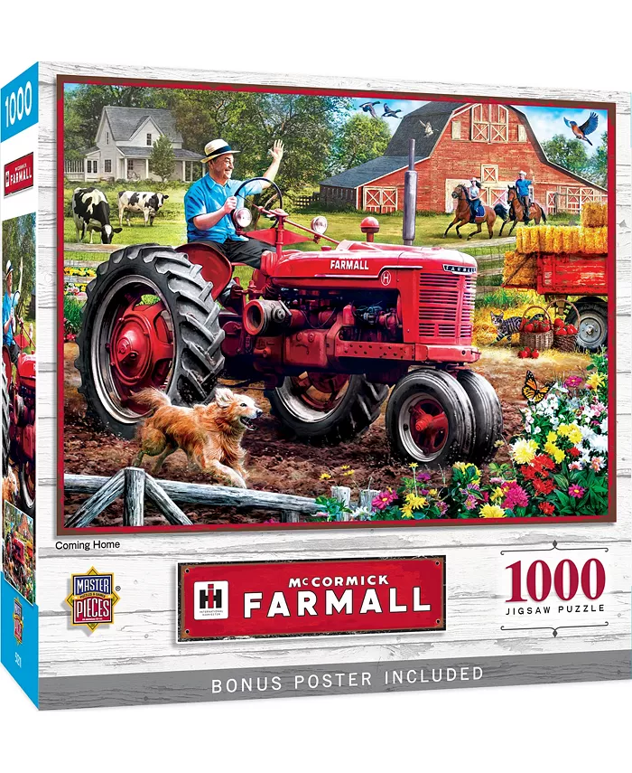 MasterPieces Puzzles Farmall - Coming Home 1000 Piece Adult Jigsaw Puzzle - Mycitystee