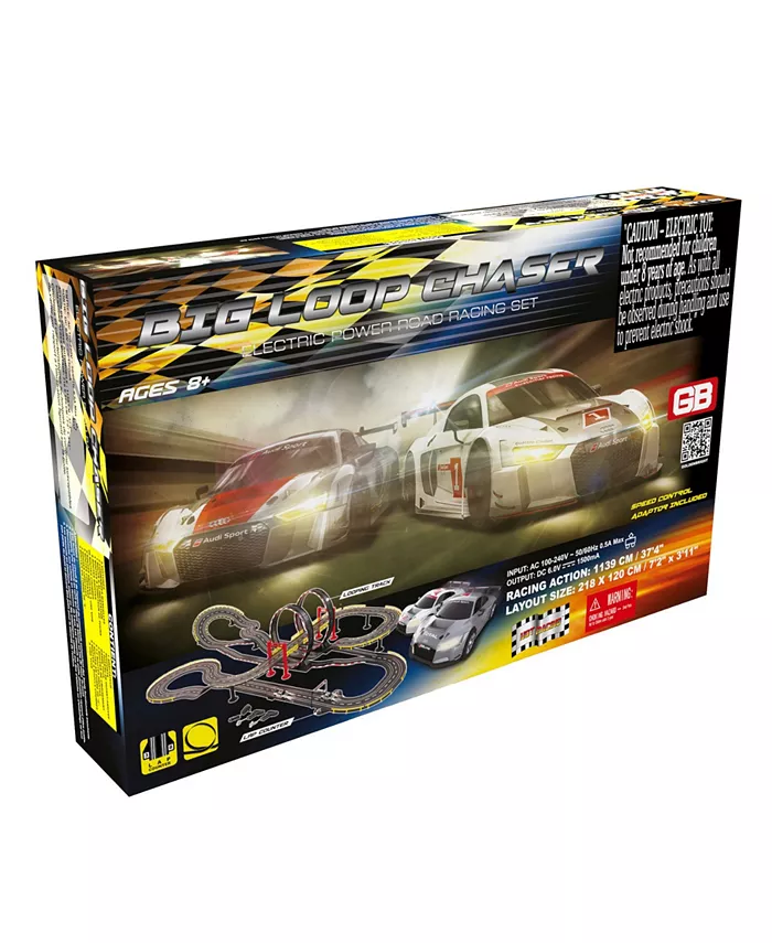 PonyCycle Big Loop Chaser Road Racing Slot Car Set - Electric Powered - Mycitystee