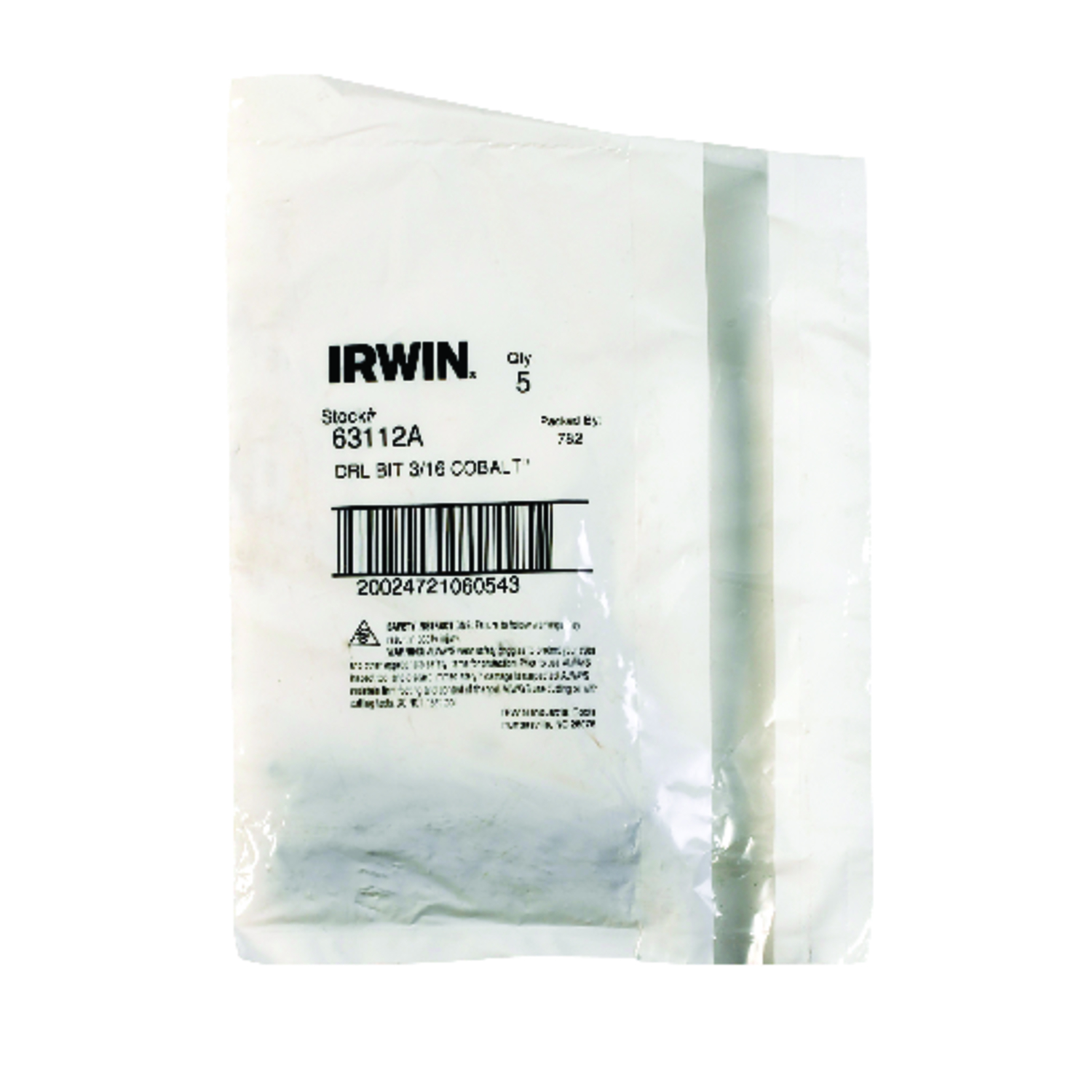 Irwin 3/16 in. X 3-1/2 in. L Cobalt Steel Drill Bit 1 pc - Mycitystee