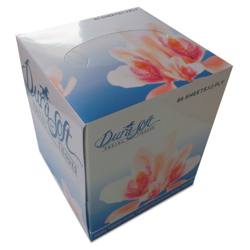 GEN Facial Tissue Cube Box， 2-Ply， White， 85 Sheets/Box， 36 Boxes/Carton (852E) - Mycitystee