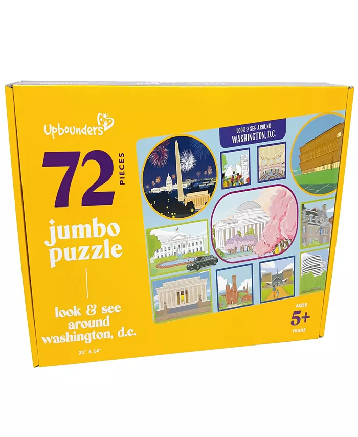 Upbounders Look and See Around Washington DC 72 Piece Puzzle - Mycitystee