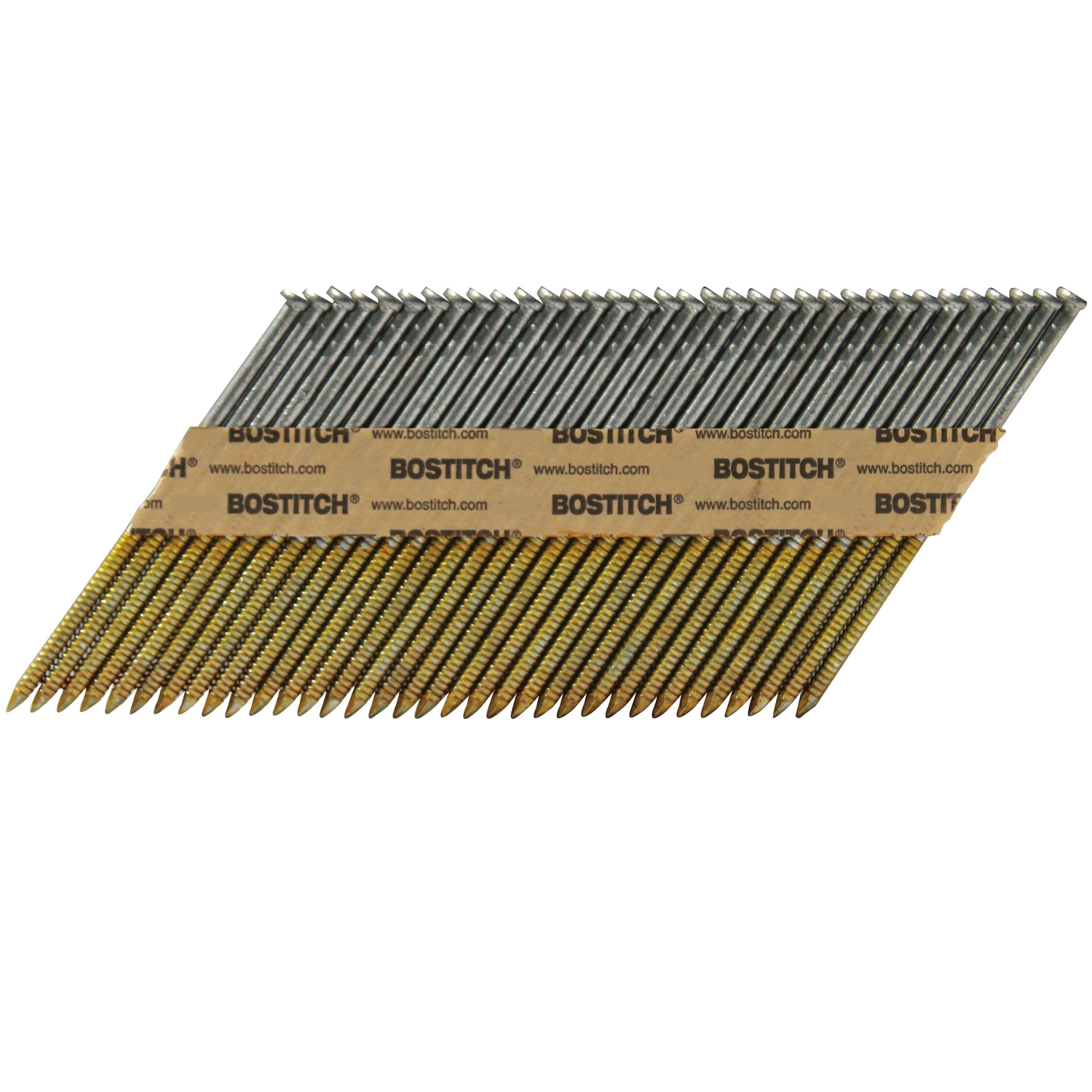 Bostitch 2-3/8 in. 10 Ga. Angled Strip Bright Stick Nails 33 deg 5，000 pk - Mycitystee