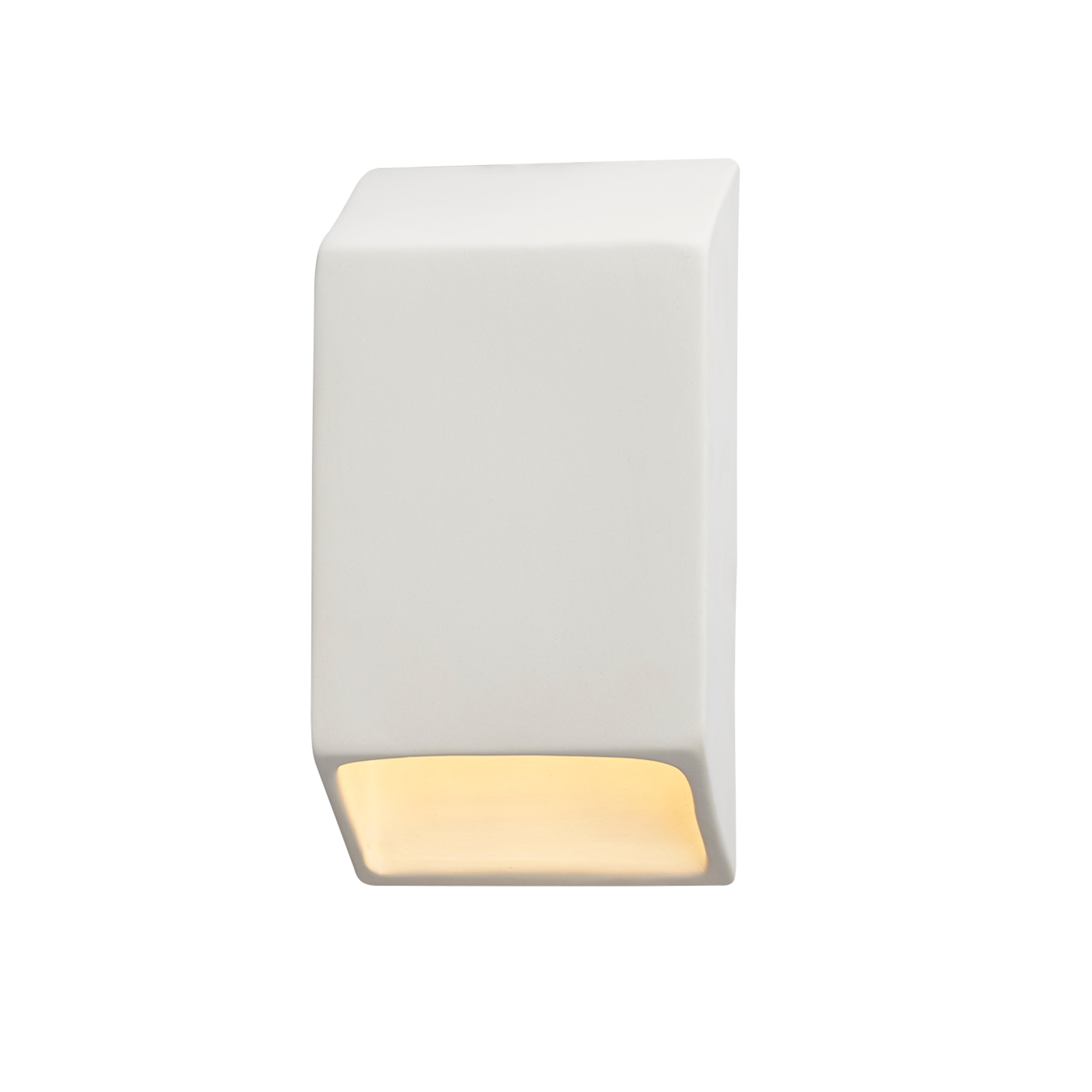 Porch and Den Devonwood Bisque Tapered Rectangular 1-light Small LED Wall Sconce - Mycitystee