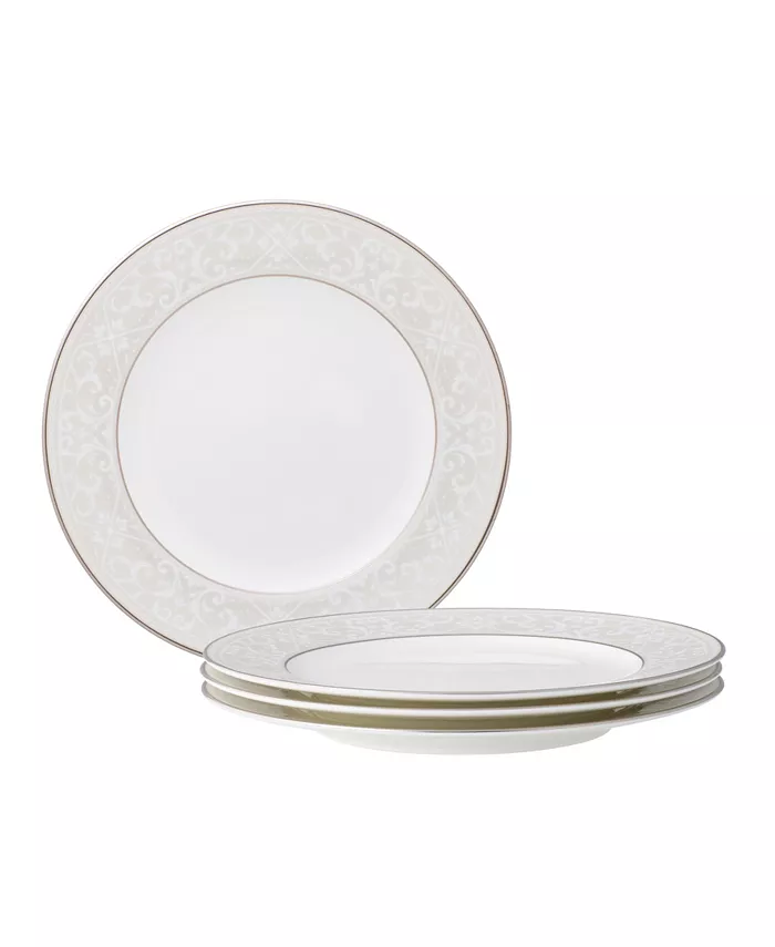Noritake Montvale Platinum Set of 4 Salad Plates， Service For 4 - Mycitystee