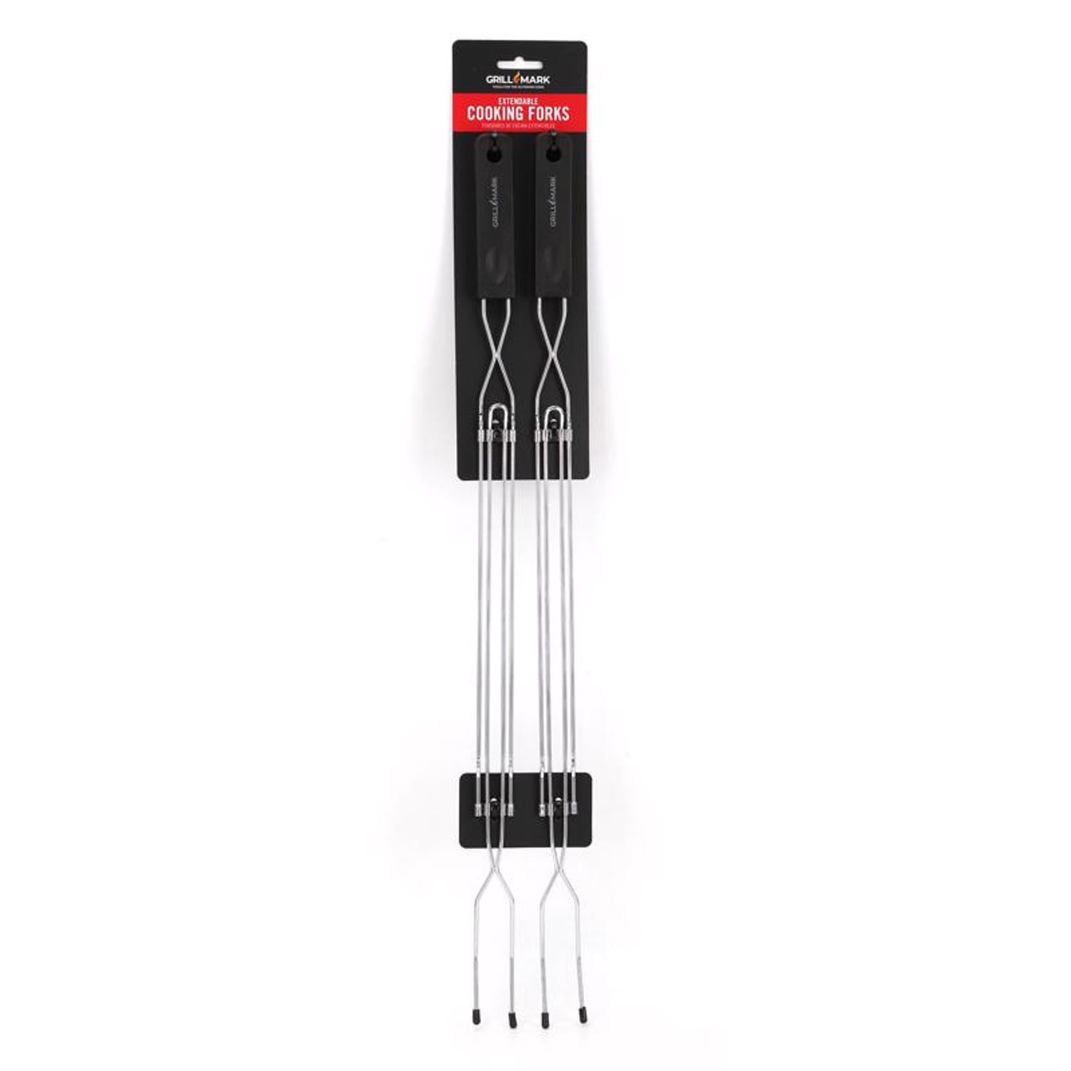 Grill Mark Silver Extension Fork with Glow 2 pk - Mycitystee