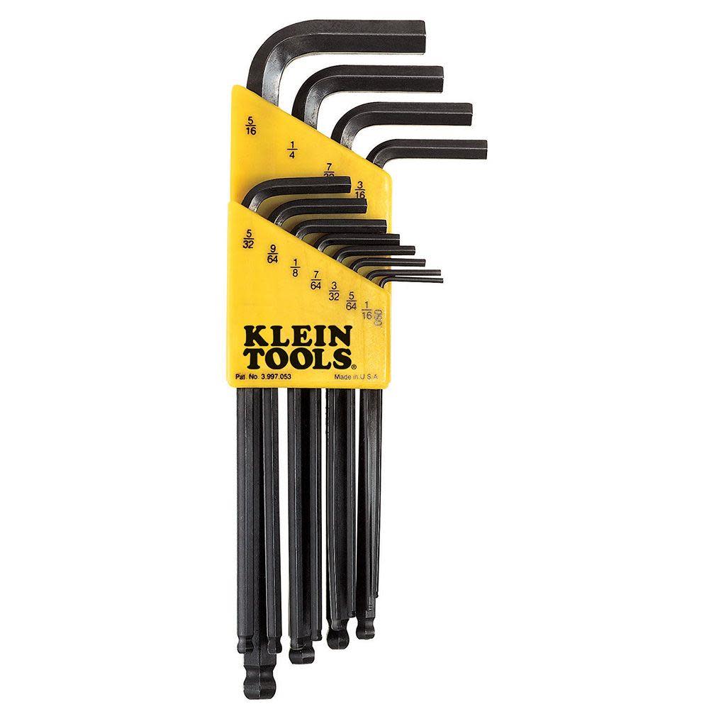 Klein Tools L Ball End Hex Key Caddy Set 12 Pc BLK12 from Klein Tools - Mycitystee