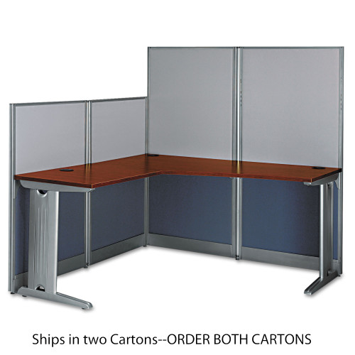 Bush Office in an Hour Collection L- Workstation， 64.5