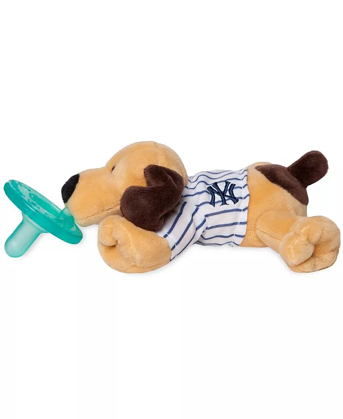 Wubbanub New York Yankees Puppy Plush And Pacifier - Mycitystee