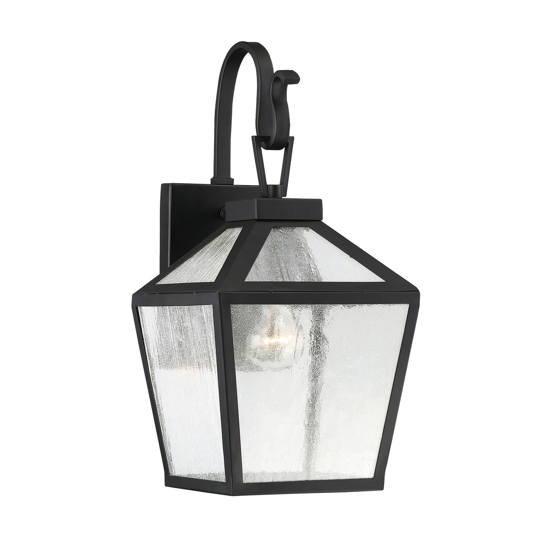 Savoy House Woodstock 1-Light Outdoor Wall Lantern in Black - Mycitystee