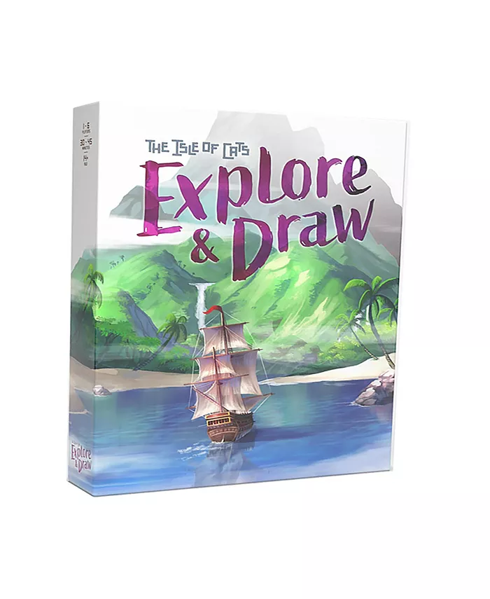 GTS Distribution The Isle of Cats Explore Draw Boardgame - Mycitystee