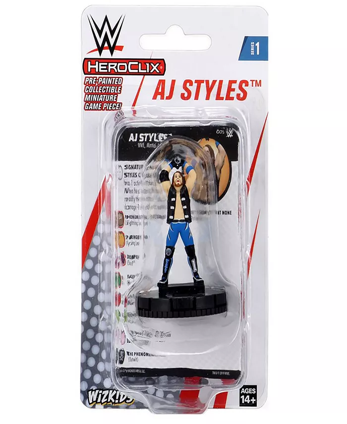 WizKids Games WWE HeroClix AJ Styles Expansion Pack Miniatures Game - Mycitystee