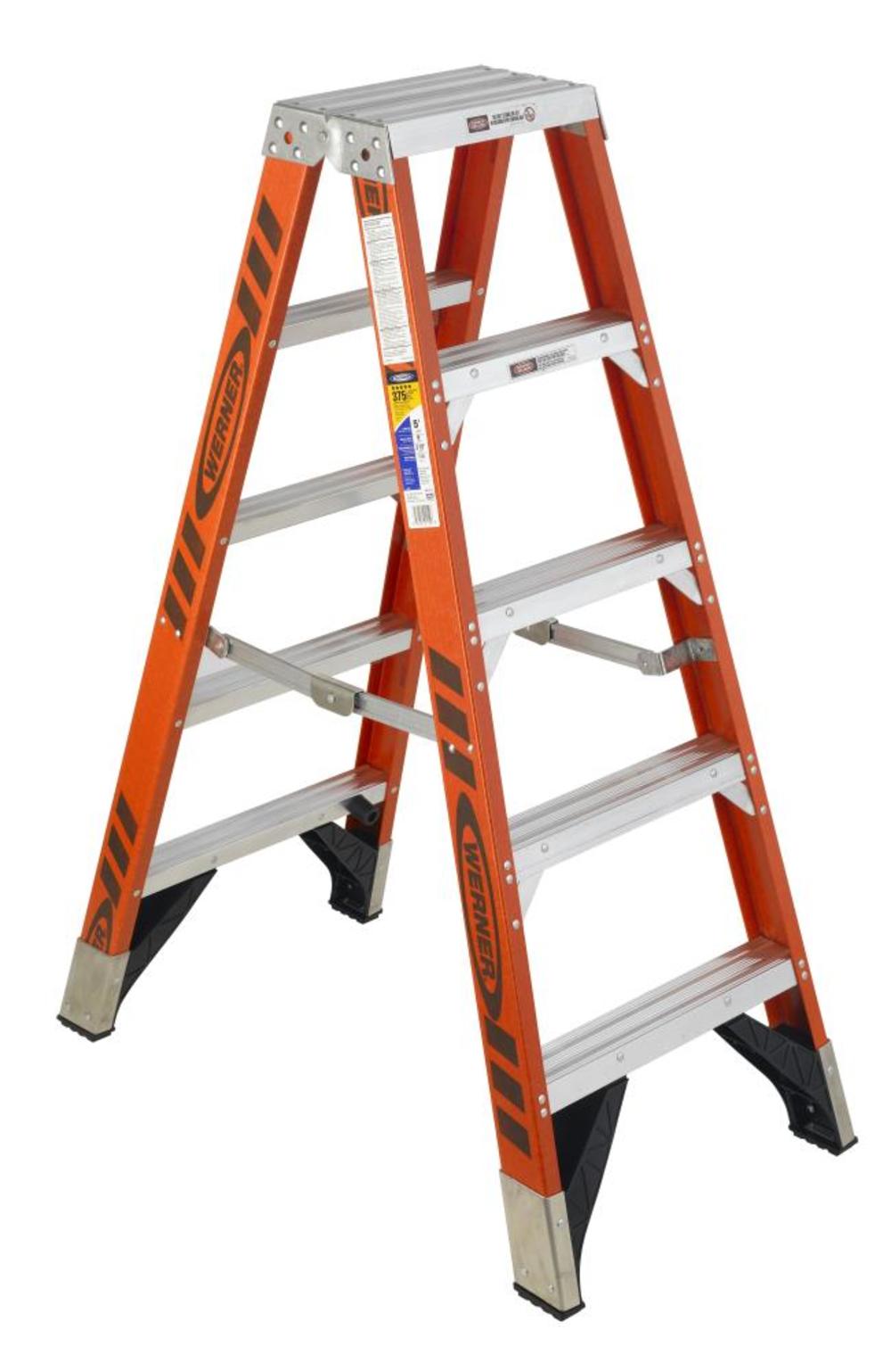5 Ft. Type IAA Fiberglass Twin Ladder - Mycitystee