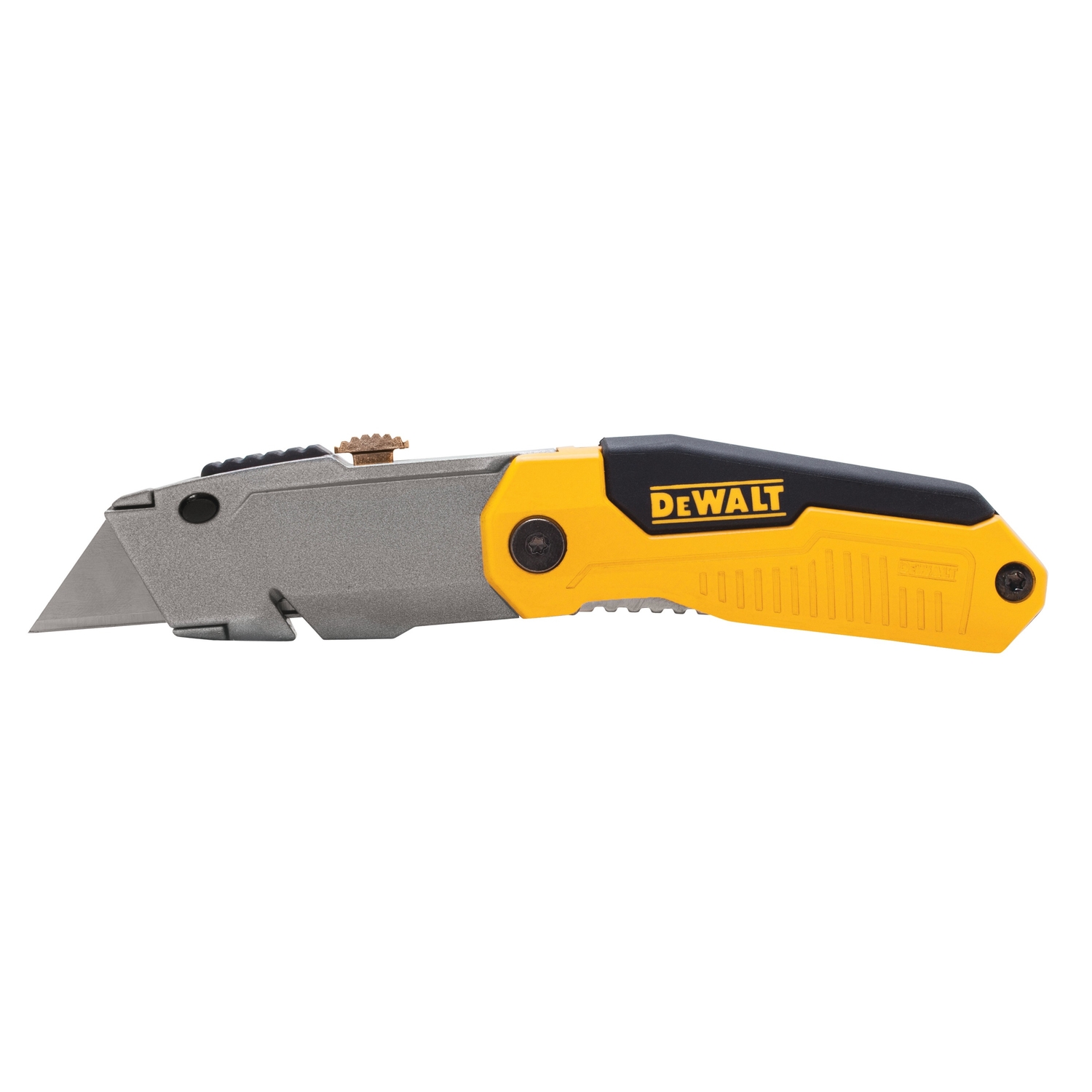 DeWalt 8-3/4 in. Folding Utility Knife Black/Yellow 1 pk - Mycitystee