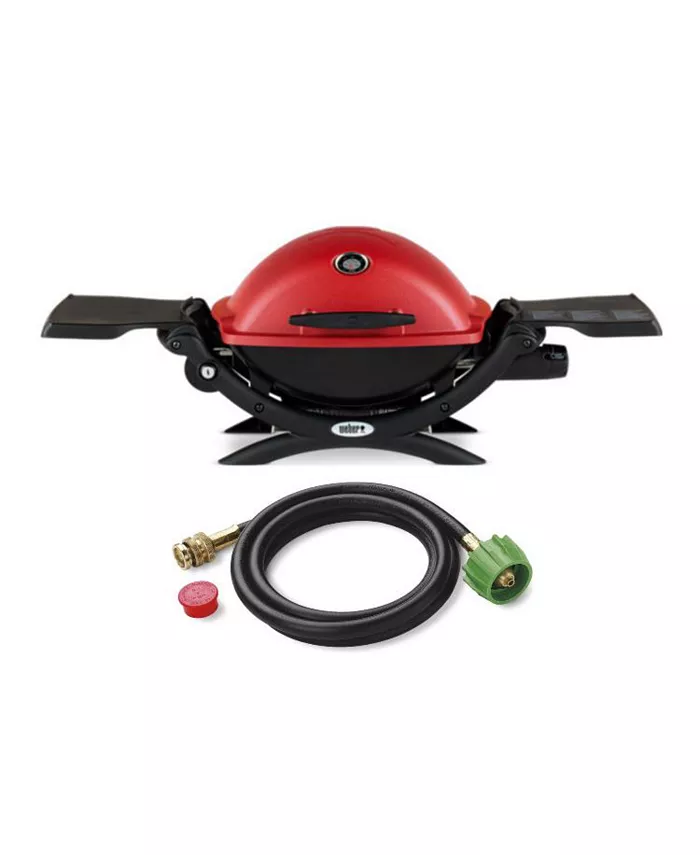 Weber Q 1200 Liquid Propane Gas Grill Red Starter - Mycitystee