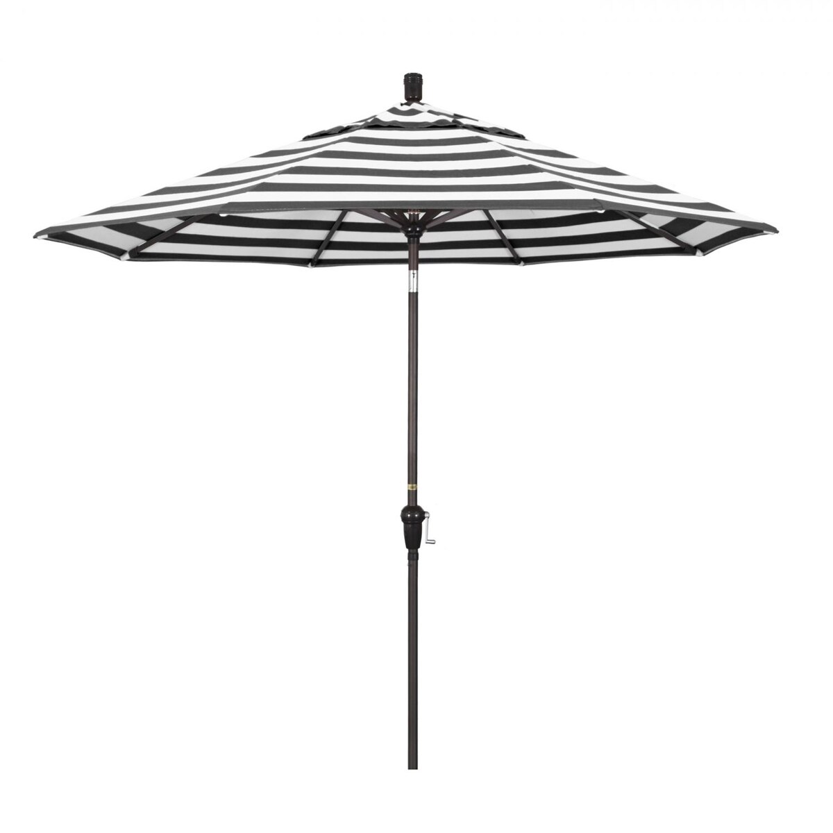 California Umbrella Sunset Series 9 Ft Octagonal Aluminum Auto Tilt Patio Umbrella W/ Crank Lift - Mycitystee