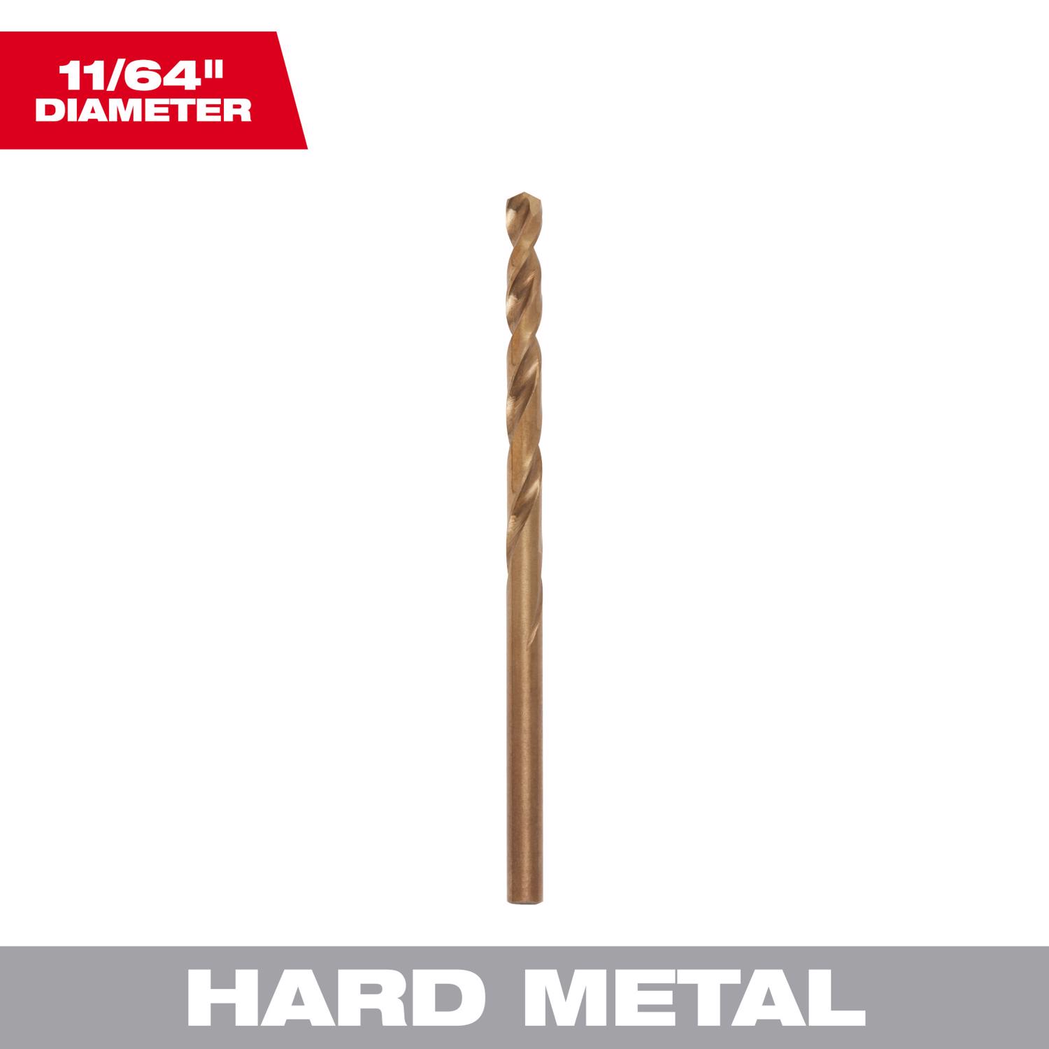Milwaukee Red Helix 11/64 in. X 3-5/16 in. L Steel Thunderbolt Drill Bit 1 pc - Mycitystee