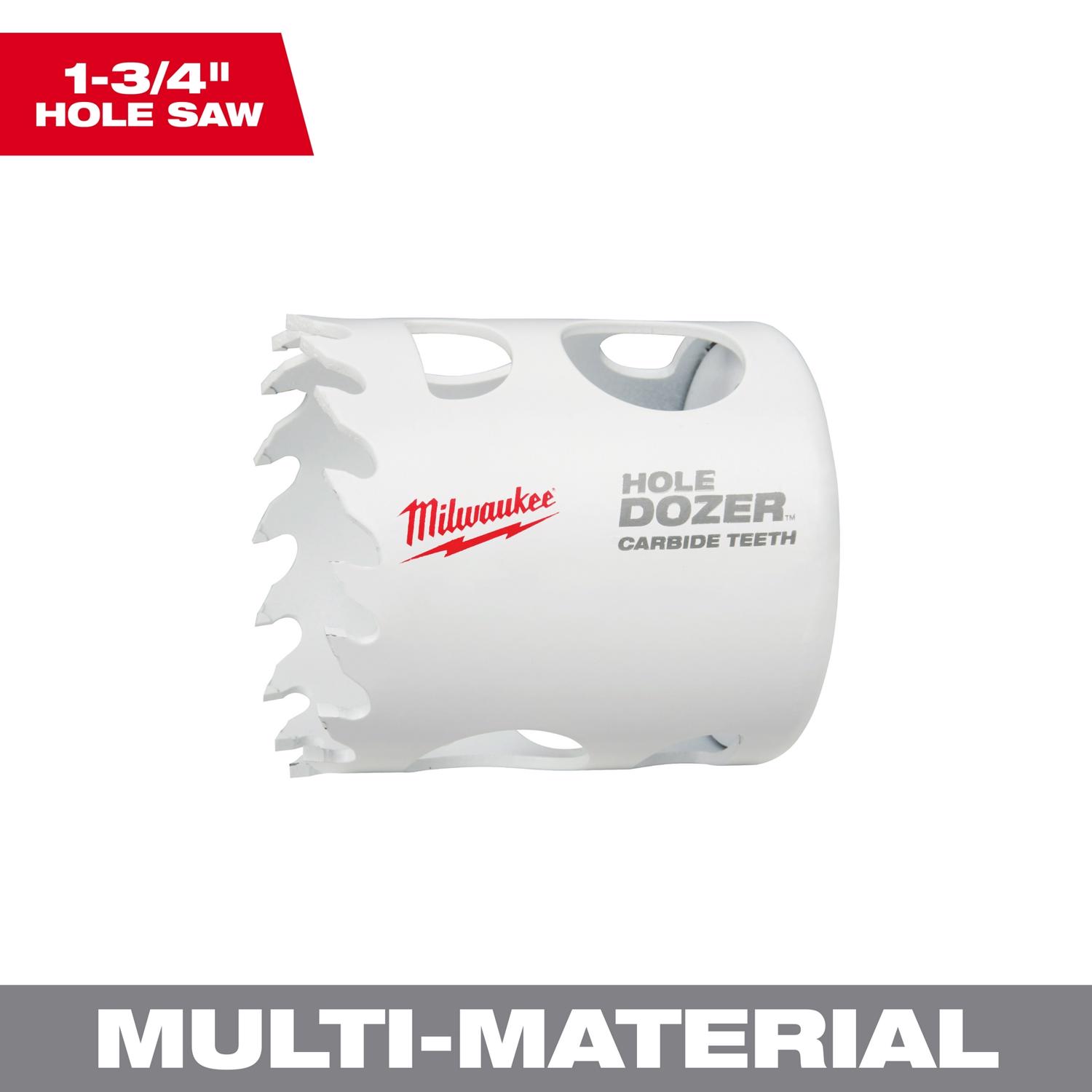 Milwaukee Hole Dozer 1-3/4 in. Carbide Tipped Hole Saw 1 pc - Mycitystee