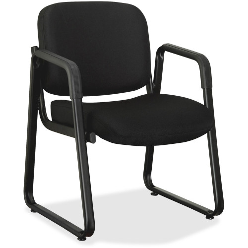 Lorell Black Fabric Guest Chair (84576) - Mycitystee