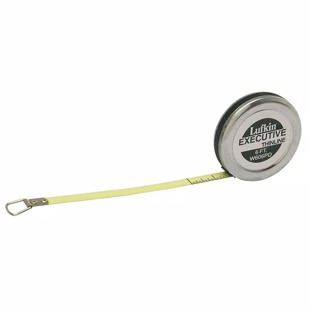 Lufkin 1/4 in. x 6 ft. Executive Diameter Engineerand#8217;s Tape Measure and#8211; XDC Depot - Mycitystee