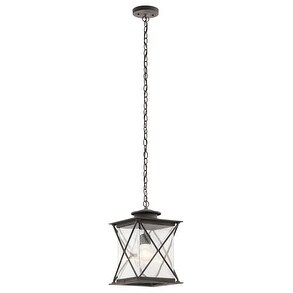 Kichler Lighting Argyle Collection 1-light Weathered Zinc Outdoor Pendant - Mycitystee