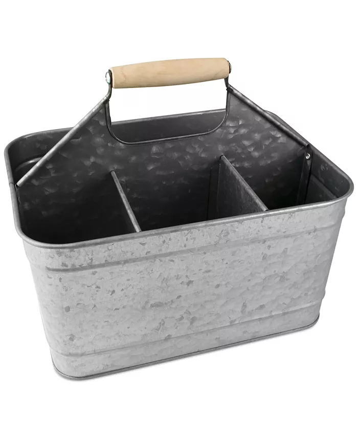 Artland Masonware Galvanized Tin Carry All Caddy - Mycitystee