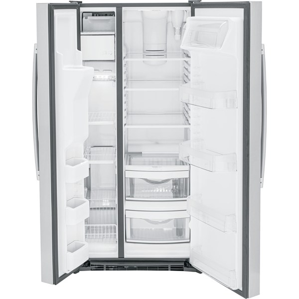 23.2 cu ft Side-by-Side Stainless Refrigerator - Mycitystee