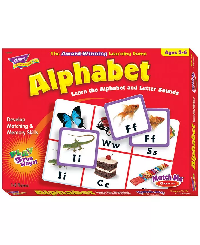Trend Enterprises Trend Alphabet Match Me Game - Mycitystee