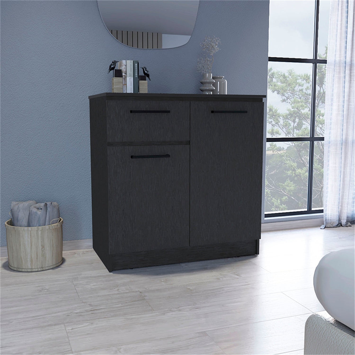 Dresser with 2-Door Cabinets and Drawer - - 37862882 - Mycitystee