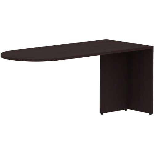 Lorell Espresso Laminate Desk (18262) - Mycitystee