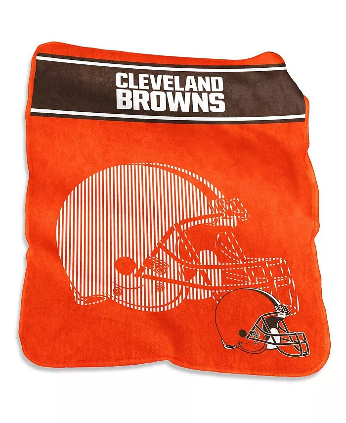 Logo Brands Cleveland Browns 60'' x 80'' XL Raschel Plush Throw Blanket - Mycitystee