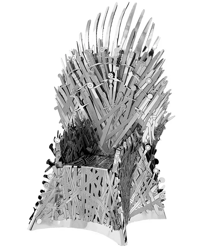 Fascinations Metal Earth Iconx 3D Metal Model Kit - Game of Thrones Iron Throne - Mycitystee