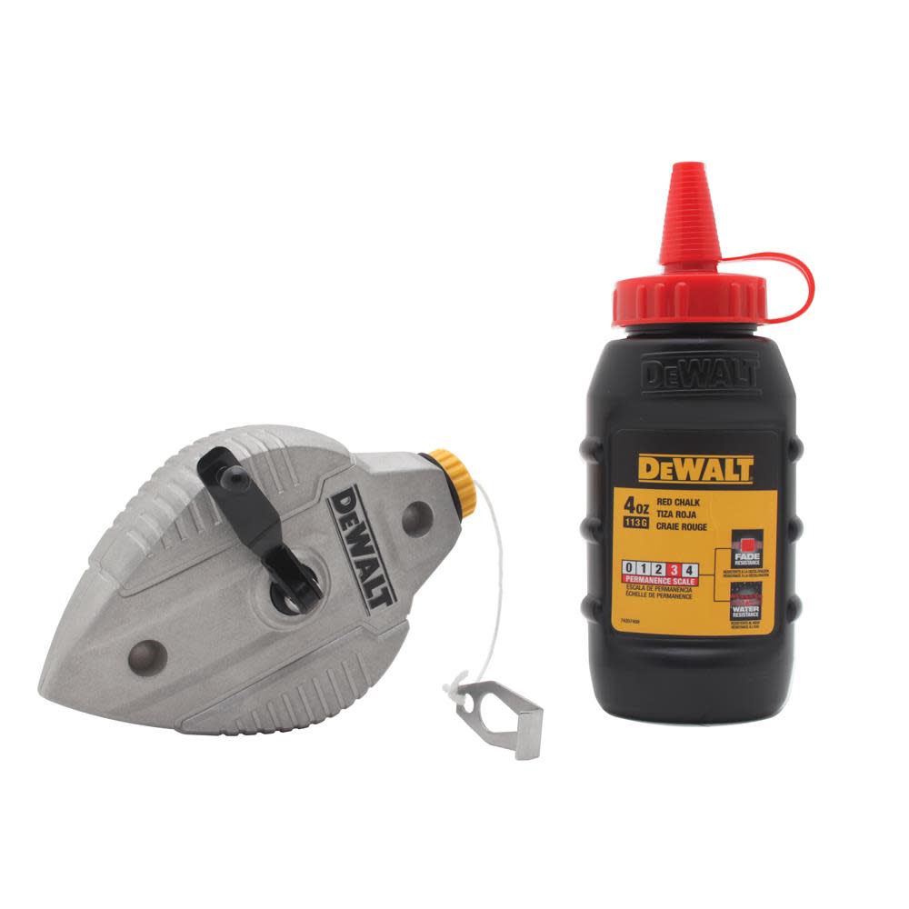 DEWALT Cast Aluminum Reel with Red Chalk DWHT47255L from DEWALT - Mycitystee