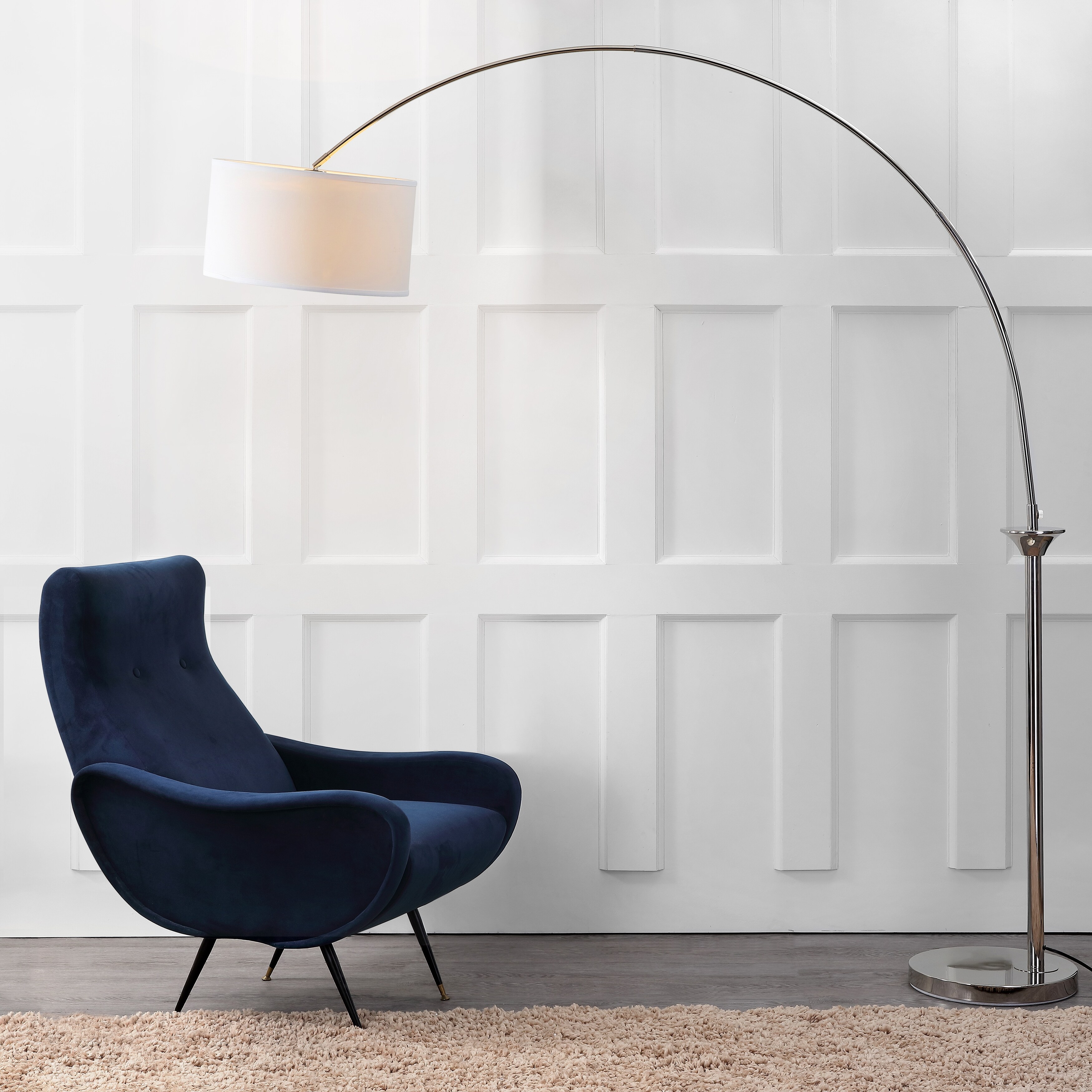 SAFAVIEH Lighting 84-inch Mira Arc Floor Lamp - 70.5