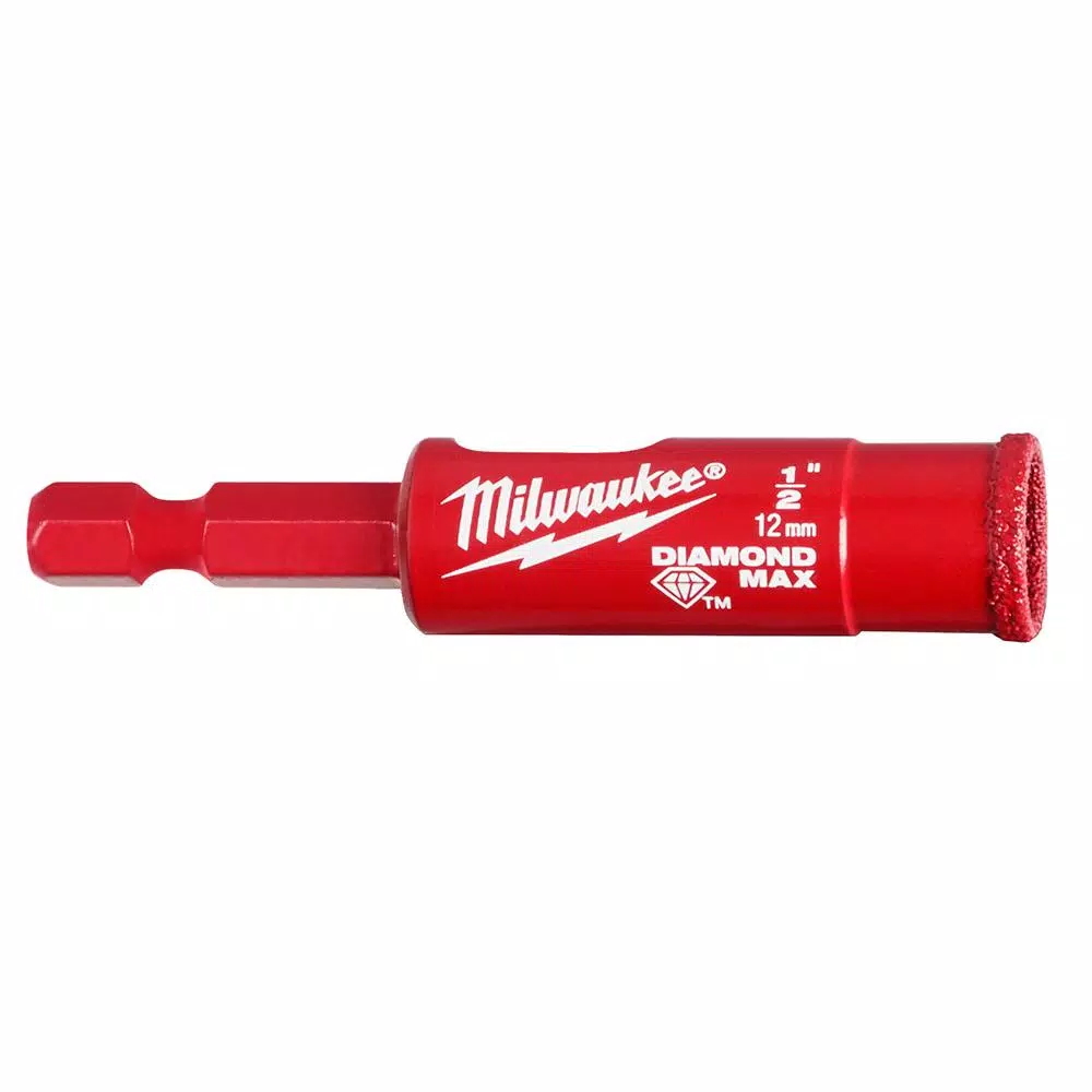 Milwaukee 1/2 in. Diamond Plus Hole Saw W/ Arbor and#8211; XDC Depot - Mycitystee