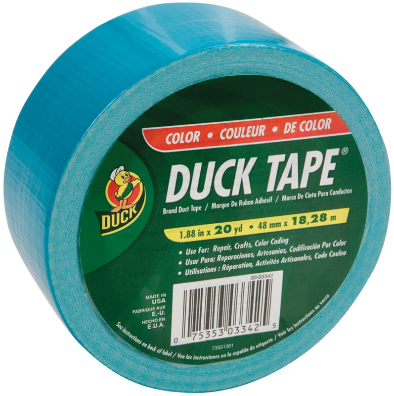 Duck 1.88 in. W X 20 yd L Aqua Solid Duct Tape - Mycitystee