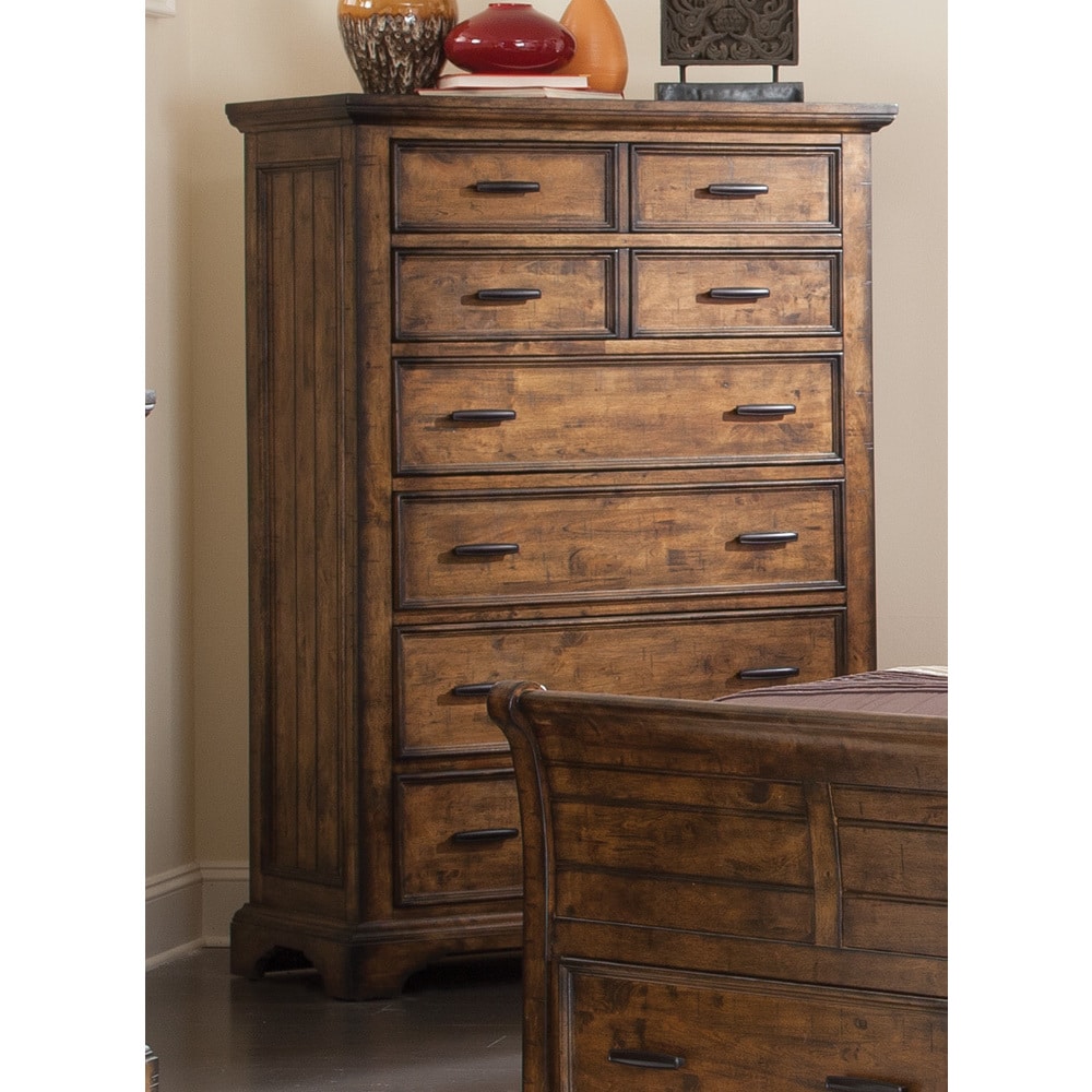 Coaster Furniture Elk Vintage Bourbon Grove 7-drawer Chest - - 12504909 - Mycitystee