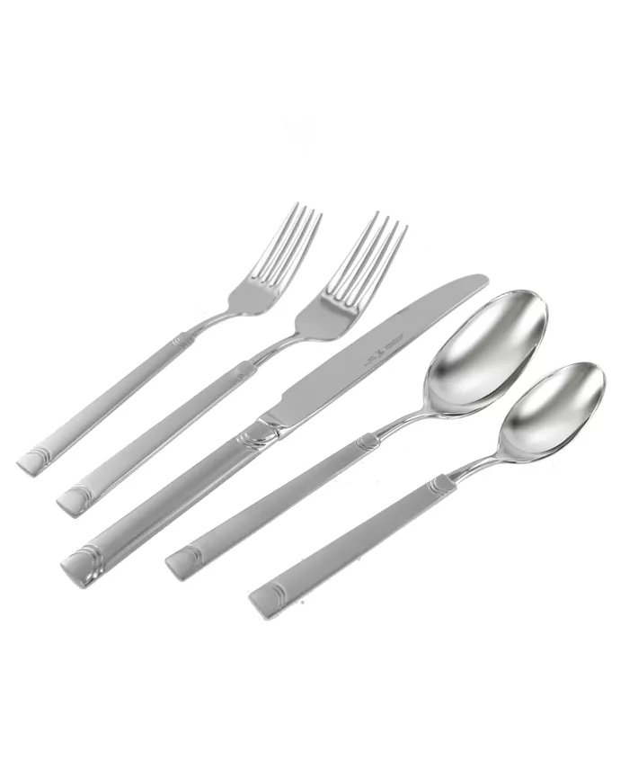 J.A. Henckels Zwilling Joy 18 10 Stainless Steel 45-Piece  Flatware Set， Service for 8 - Mycitystee
