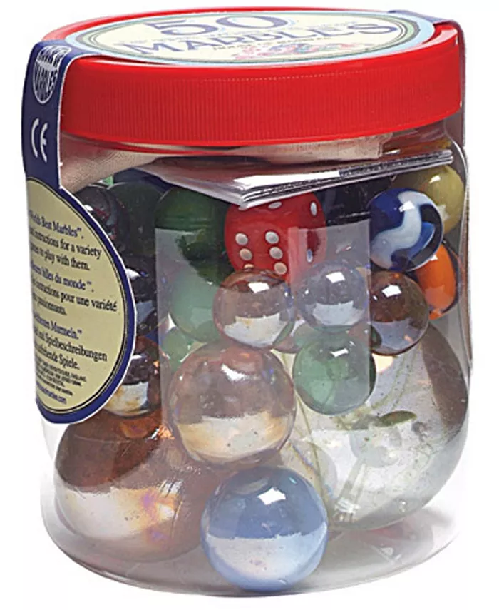House of Marbles Tub of 50 Marbles - Mycitystee
