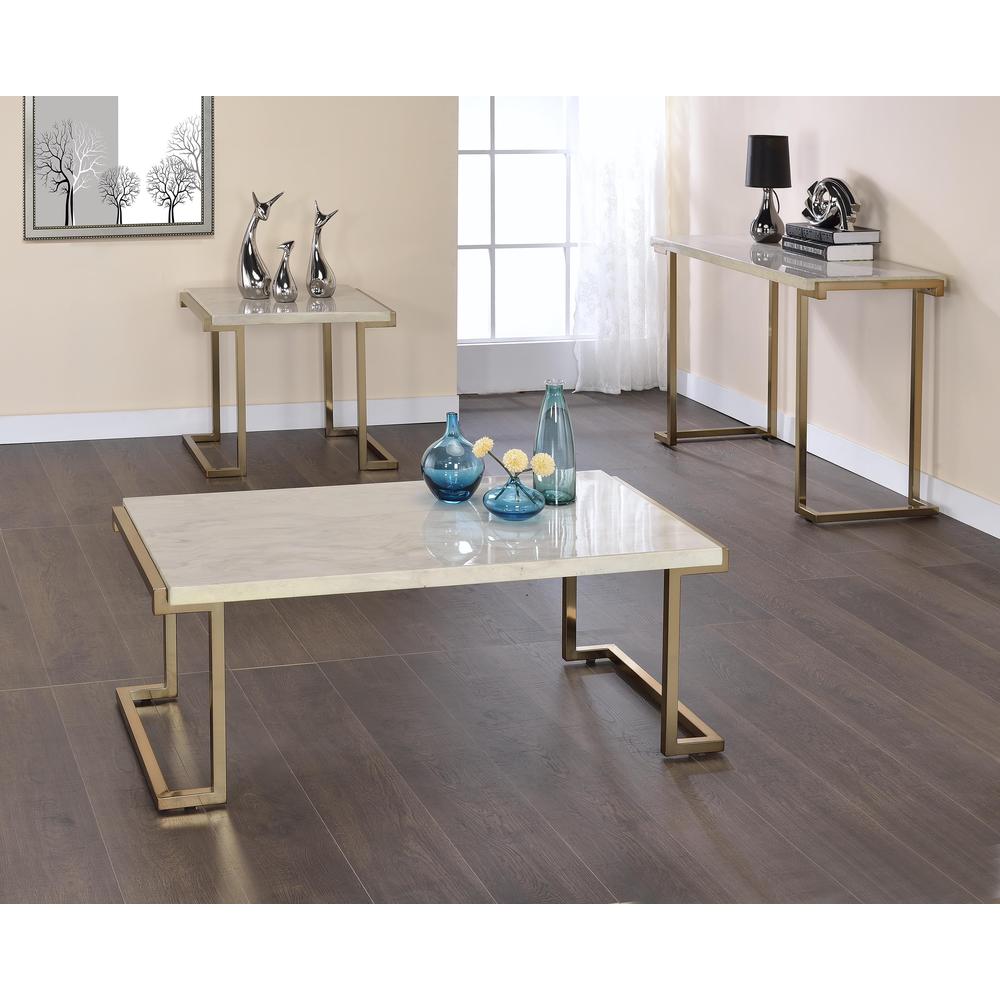 ACME Boice II Faux Marble Occasional Tables - Mycitystee
