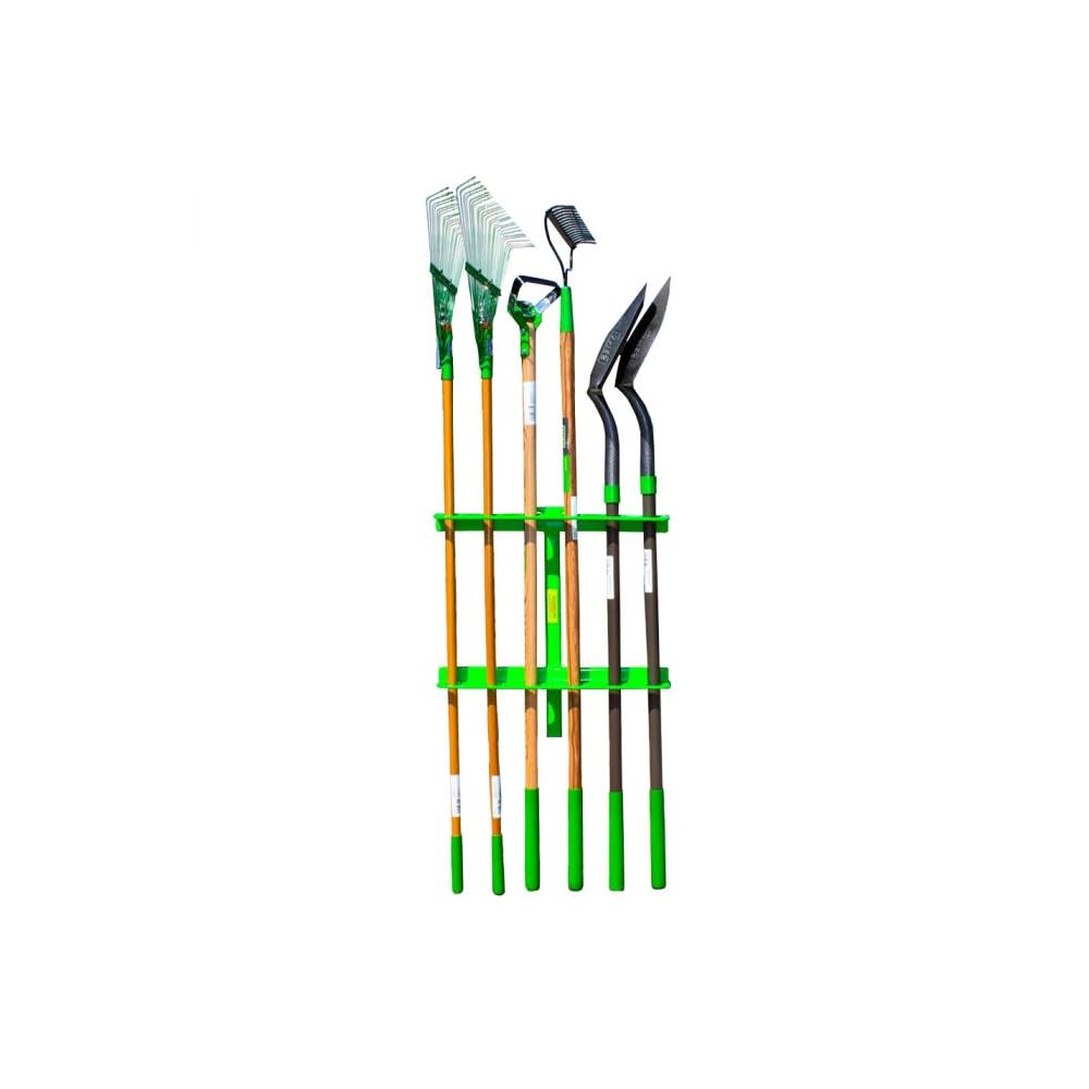 Green Touch Large Six Hand Tool Rack For Open Trailer - Mycitystee