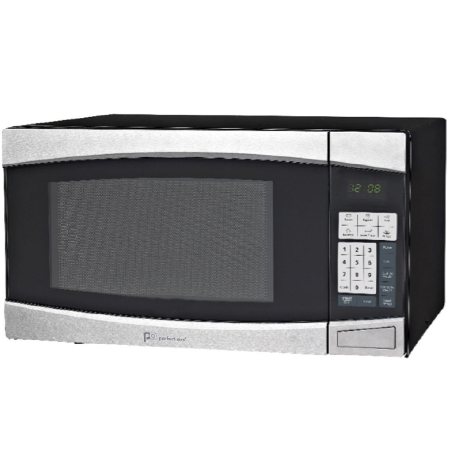Perfect Aire 1.4 cu ft Black/Silver Microwave 1000 W - Mycitystee