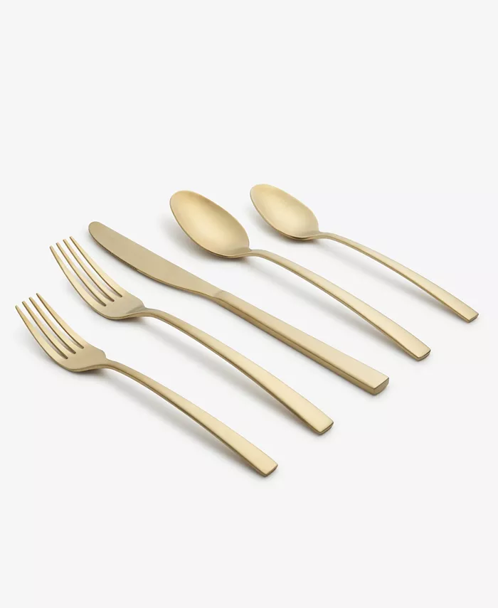 Fiesta Spark Satin 20-Piece Flatware Set， Service for 4 - Mycitystee