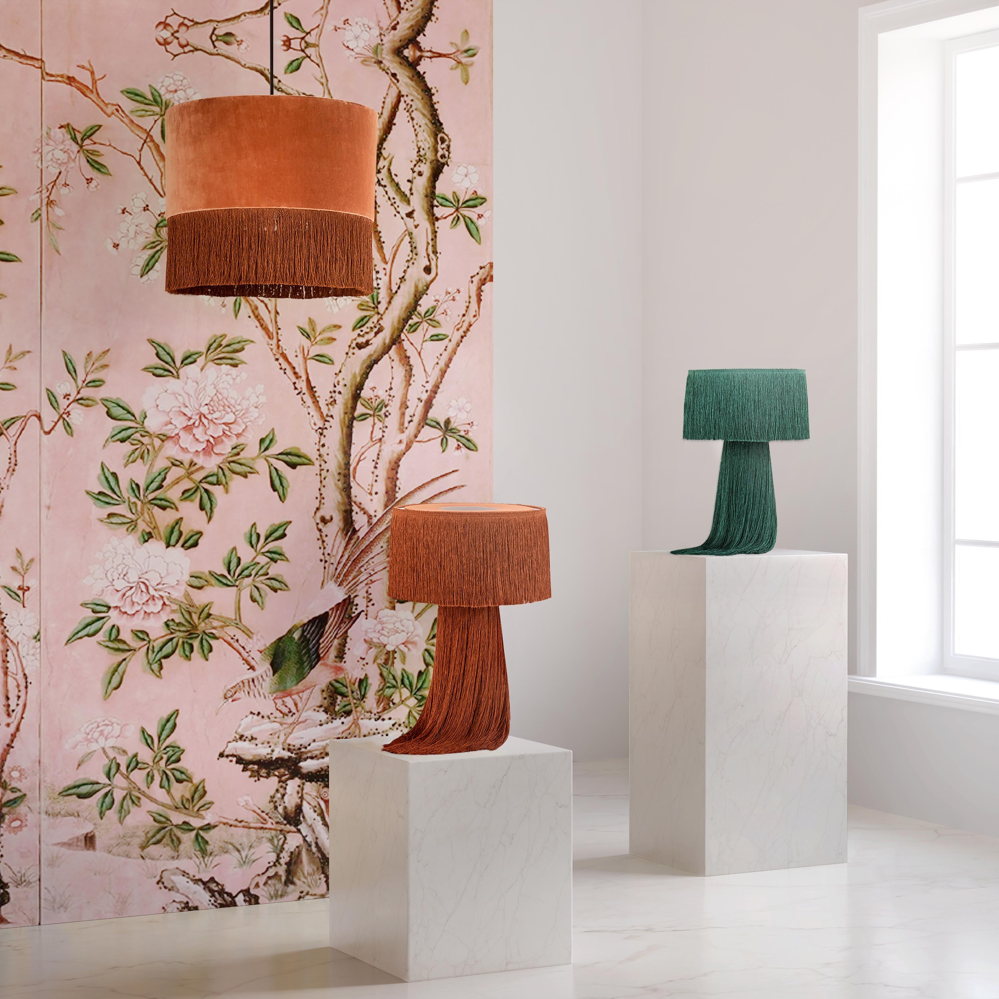 Atolla Brick Tassel Table Lamp - Mycitystee