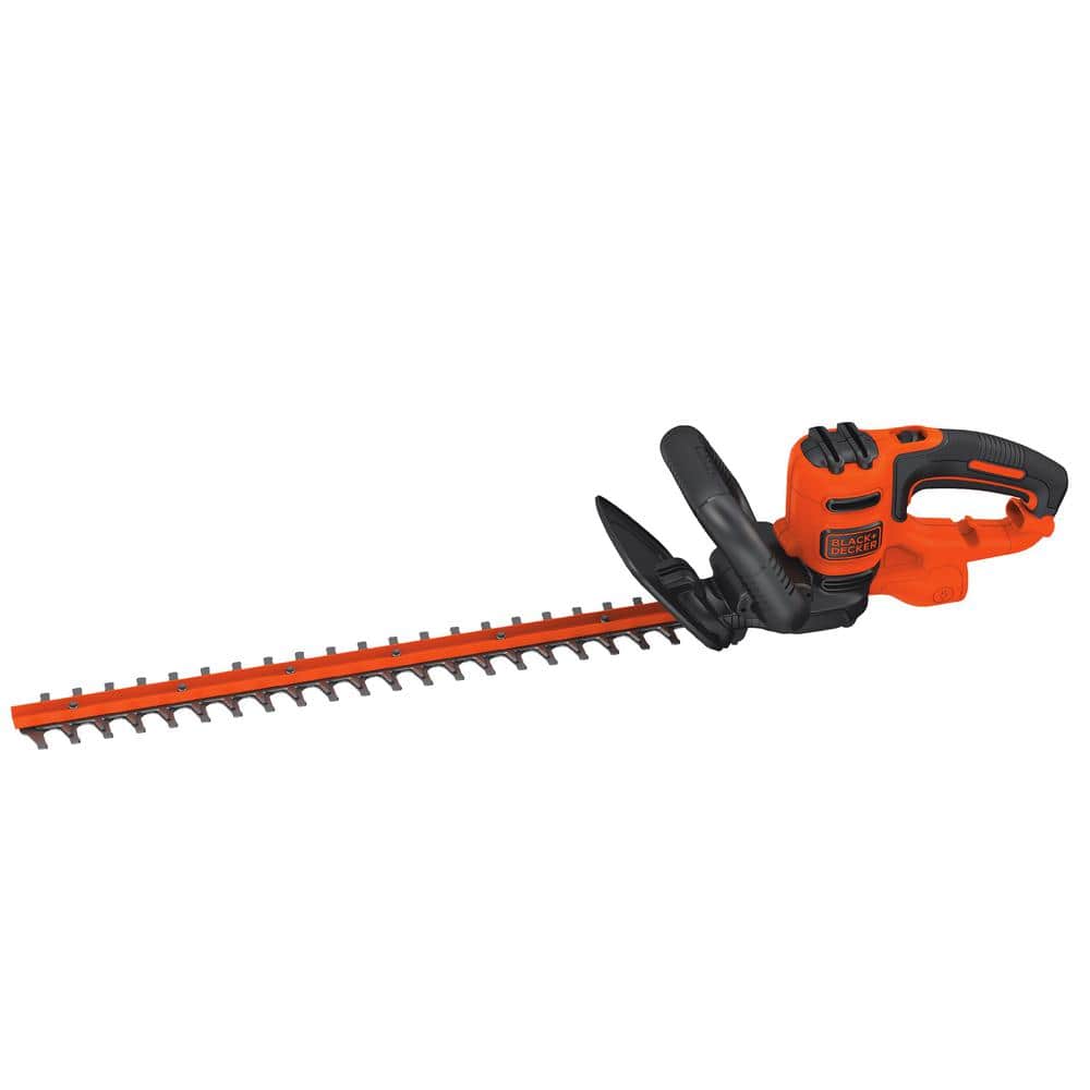 BLACK+DECKER 22 in. 4.0 Amp Corded Dual Action Electric Hedge Trimmer BEHT350 - Mycitystee