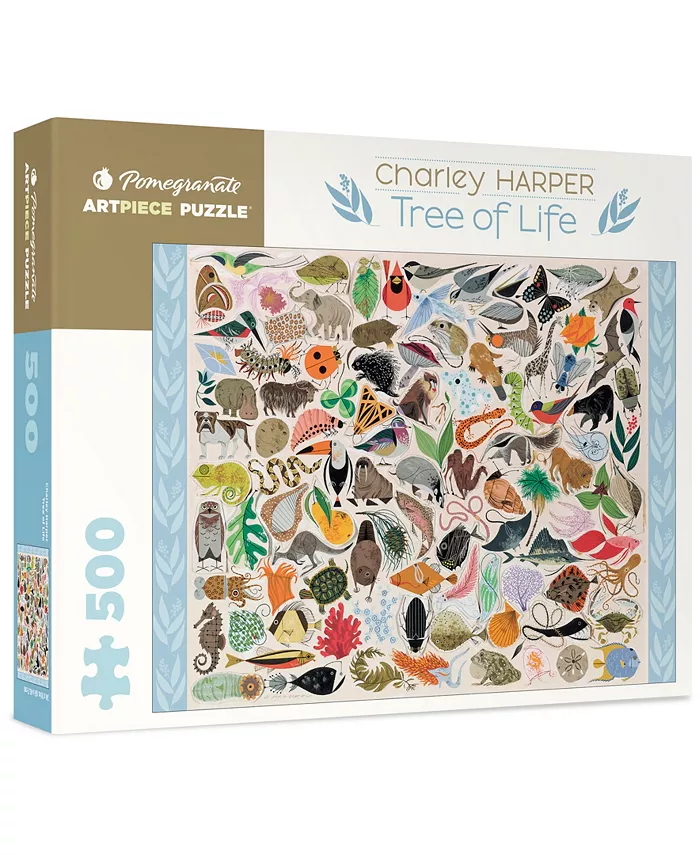 Pomegranate Communications， Inc. Charley Harper - Tree of Life Puzzle Set - Mycitystee