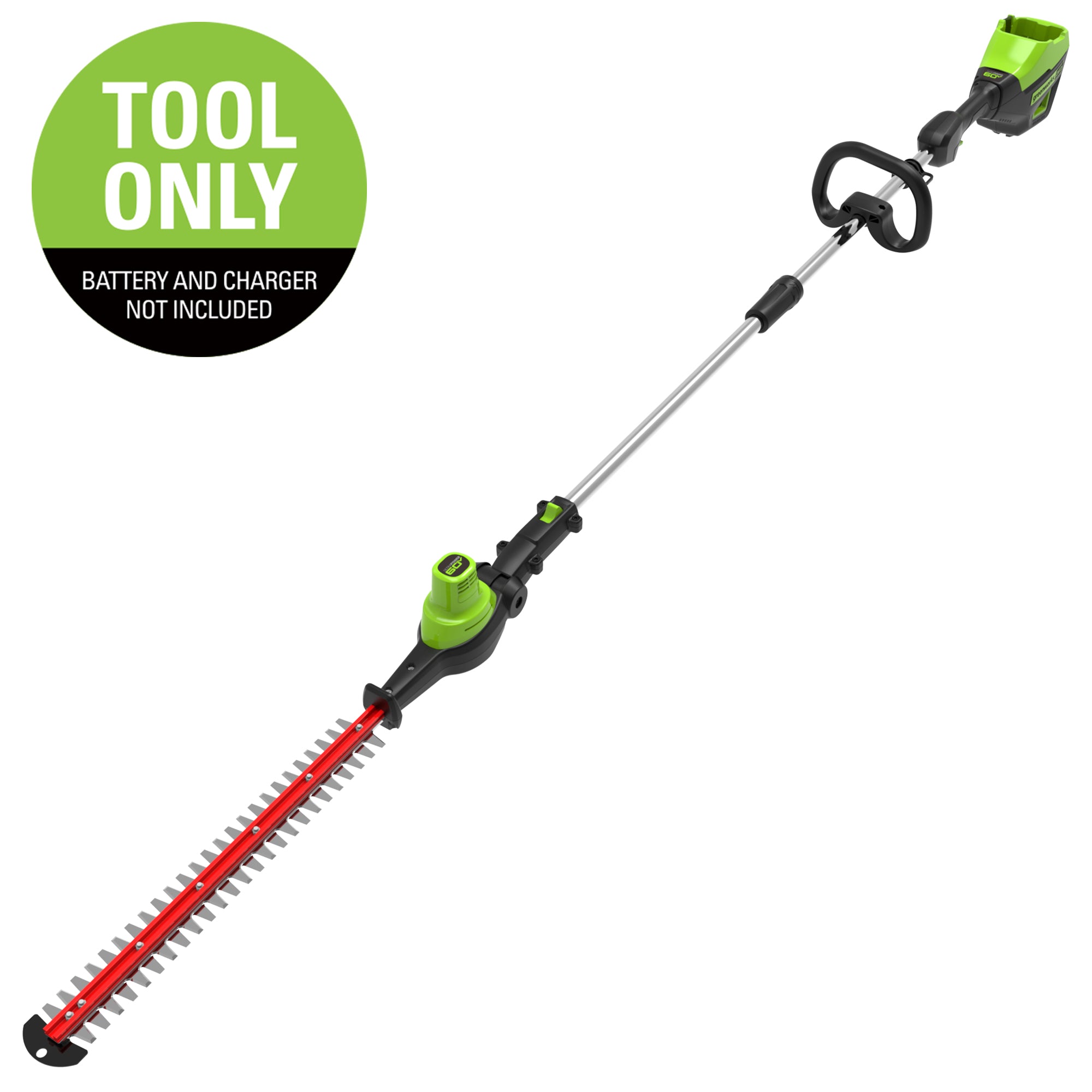 60V 20-Inch Cordless Pole Hedge Trimmer (Tool Only) | Greenworks Pro - Mycitystee