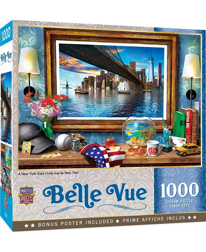 MasterPieces Puzzles MasterPieces 1000 Piece Jigsaw Puzzle - A New York View - Mycitystee