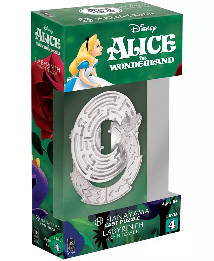 BePuzzled Hanayama Level 4 Cast Puzzle - Disney Alice in Wonderland- Labyrinth - Mycitystee