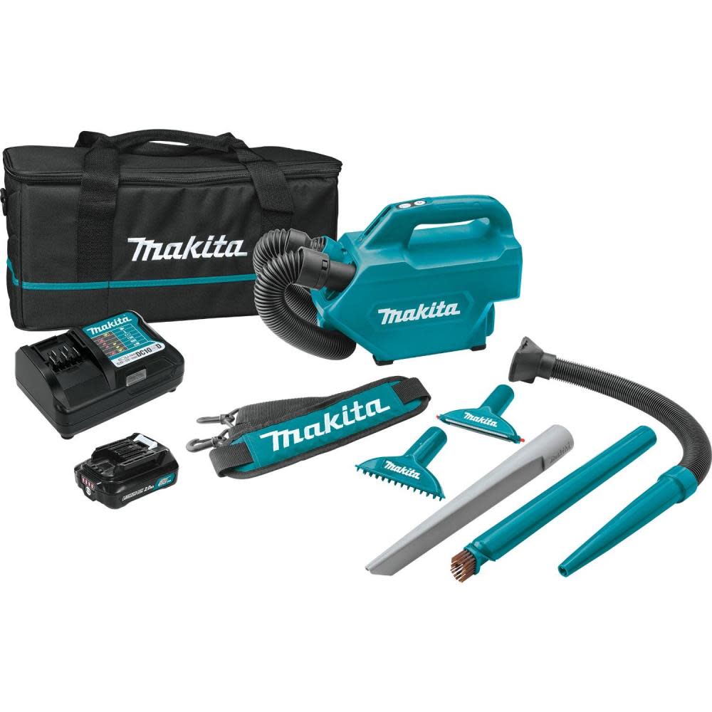 Makita 12V Max CXT Lithium-Ion Cordless Vacuum Kit (2.0Ah) LC09A1 from Makita - Mycitystee